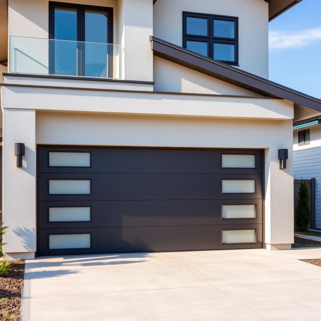 Steel Garage Doors installation example